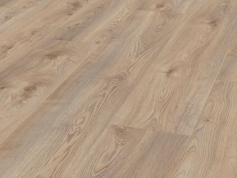 MAMMUT PLUS WIDE LONG PLANK MACRO OAK BEIGE LAMINATE FLOORING AC5 - Image 3