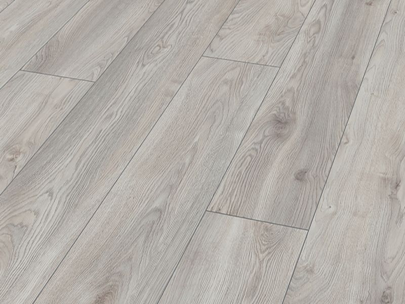 MAMMUT PLUS WIDE LONG PLANK MACRO OAK WHITE LAMINATE FLOORING AC5 - Image 3