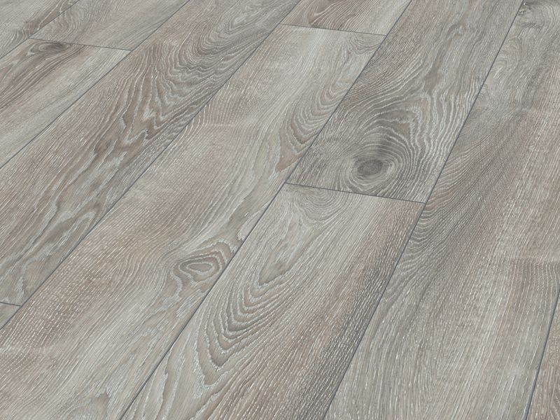 MAMMUT LONG PLANK HIGHLAND OAK SILVER LAMINATE FLOORING AC5 - Image 3