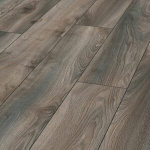 MAMMUT LONG PLANK MACRO OAK GREY LAMINATE FLOORING AC5 - Image 2