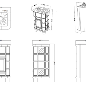 Vesta Wood Stove 10,7Kw - Image 2