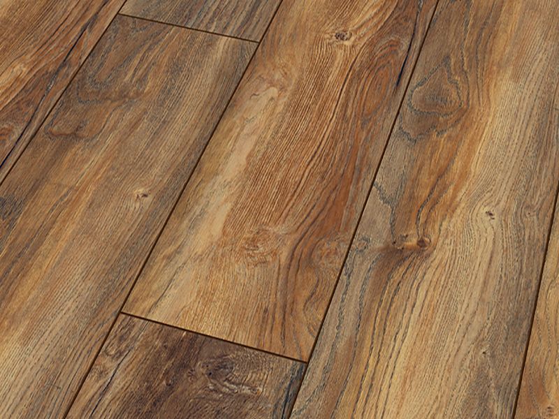 EXQUISIT PLUS WIDE PLANK RECLAIMED OAK LAMINATE FLOORING AC4 - Image 2