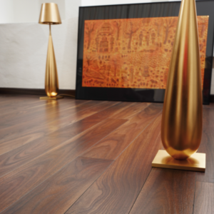 LIFESTYLE PLANK VANCOUVER WALNUT LAMINATE FLOORING AC4