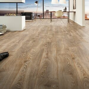 MAMMUT PLUS WIDE LONG PLANK HIGHLAND OAK BRONZE LAMINATE FLOORING AC5