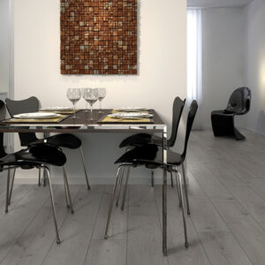 MAMMUT LONG PLANK EVEREST OAK WHITE LAMINATE FLOORING AC5