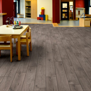 ROBUSTO PLANK ATLAS OAK ANTHRACITE LAMINATE FLOORING AC5