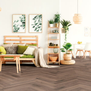 HERRINGBONE FERRARA OAK LAMINATE FLOORING AC4