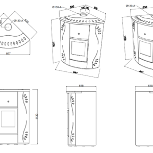 Cupra Wood Stove 10.6Kw - Image 7