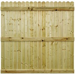 ROUND TOP CLOSED FENCE PANEL - Image 3