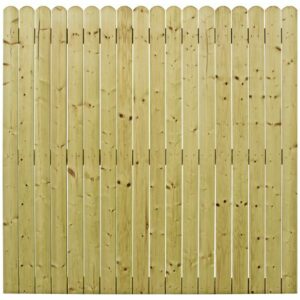 ROUND TOP CLOSED FENCE PANEL - Image 2