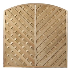 DUSTON ARCH DIAGONAL FENCE PANEL - Image 2