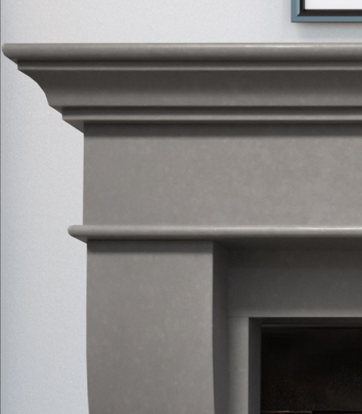 Binnian Spelga Stone Fireplace Surround 59" - Image 2