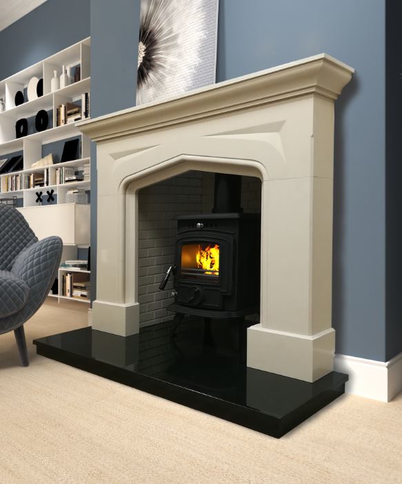 Carn Ivory Stone Fireplace Surround 54" & 60"