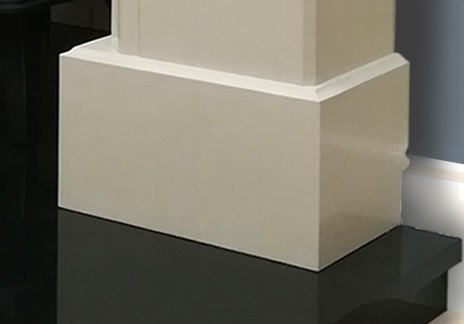Carn Ivory Stone Fireplace Surround 54" & 60" - Image 3