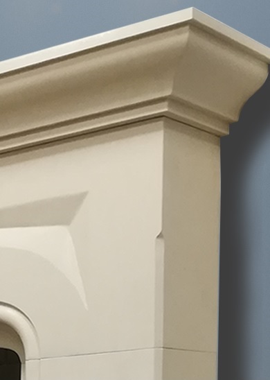 Carn Ivory Stone Fireplace Surround 54" & 60" - Image 2