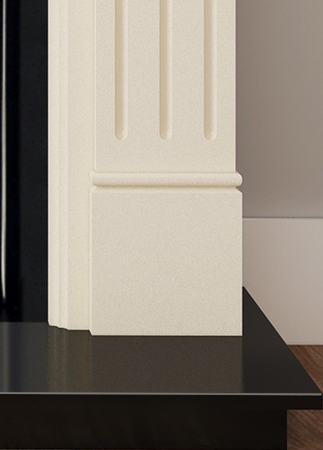 Commedagh Ivory Stone Fireplace Surround 54″ - Image 3