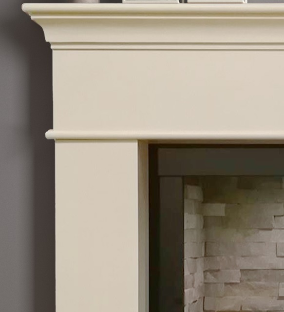 Doan Ivory Stone Fireplace Surround 54″ - Image 2