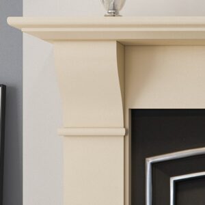 Donard Ivory Stone Fireplace Surround 54″ - Image 2