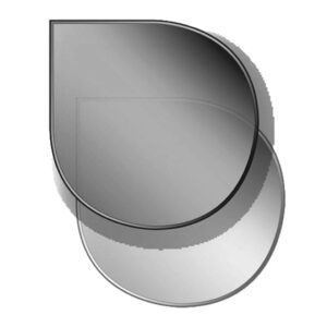 Tear Drop Glass Stove Hearth - Image 3