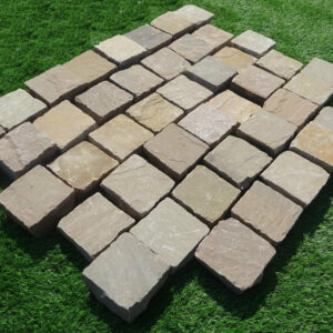 Yellow Limestone Cobbles Tumbled - Image 4