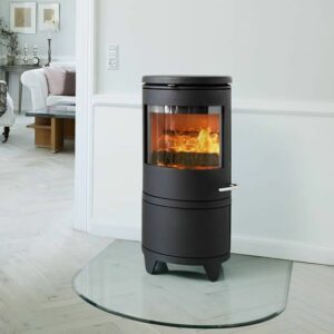 Semi Circle Glass Stove Hearth - Image 2