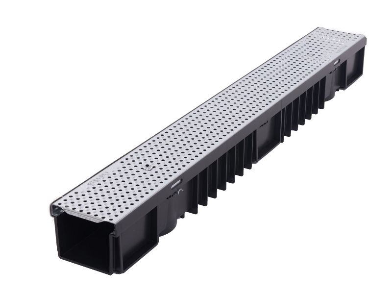 A15 Drainage Channel Perforated Galvanized Grating - BBET1062