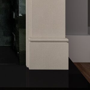 Black Granite Hearth and Back Panel Set for Solid Fuel Fires & Stoves - Image 4