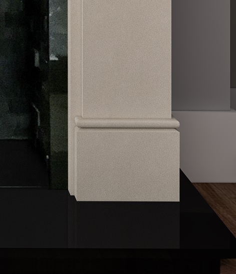 Black Granite Hearth and Back Panel Set for Solid Fuel Fires & Stoves - Image 4
