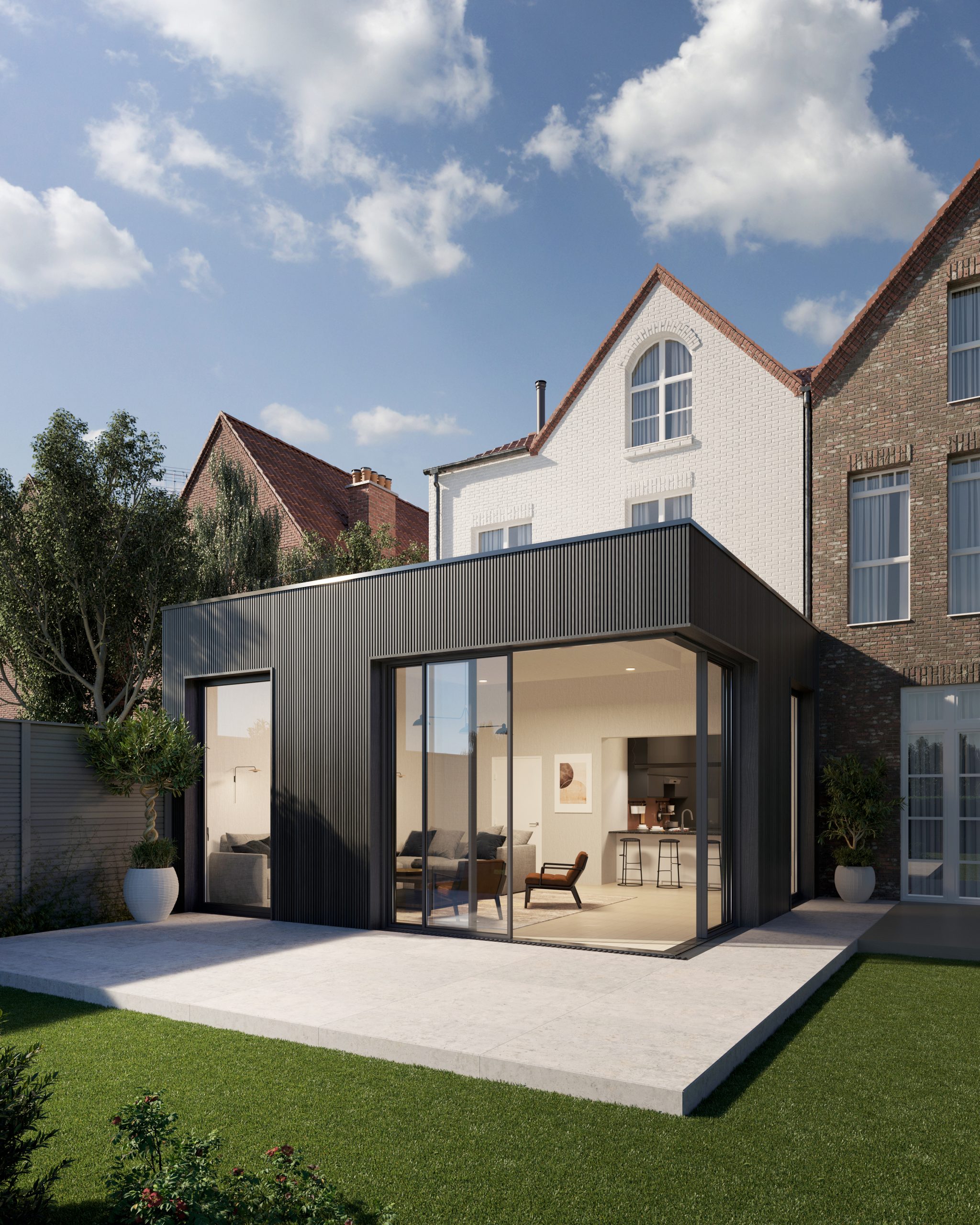 Ecoscape Forma Composite Slatted Cladding