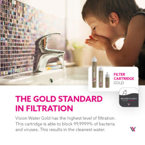 Vision Water Filter Cartridge Gold