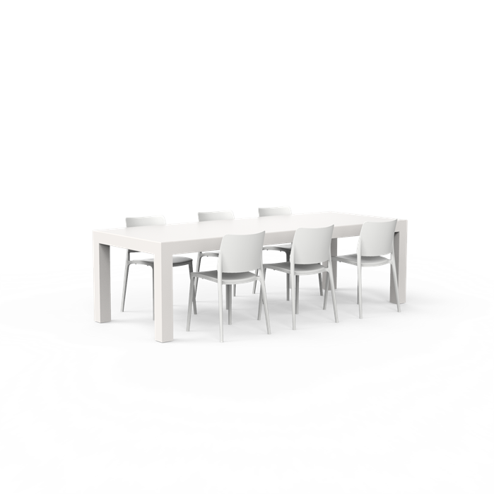 TBA260 A Table Borra Aluminium legs