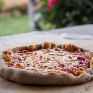 Fontana - Lorenzo Rosso Wood Burning Pizza Oven With Trolley - Image 6