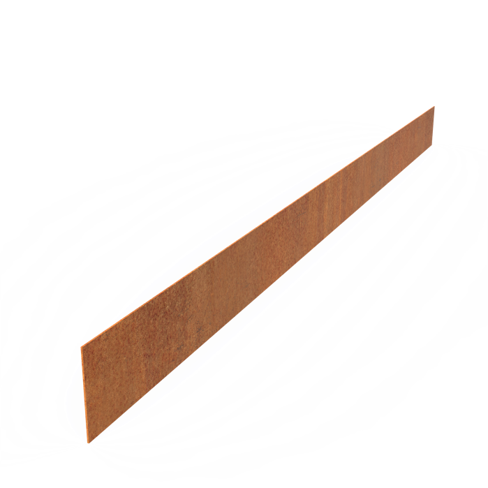 Corten Steel Straight Top Edge (2300 x 3 x 150mm)