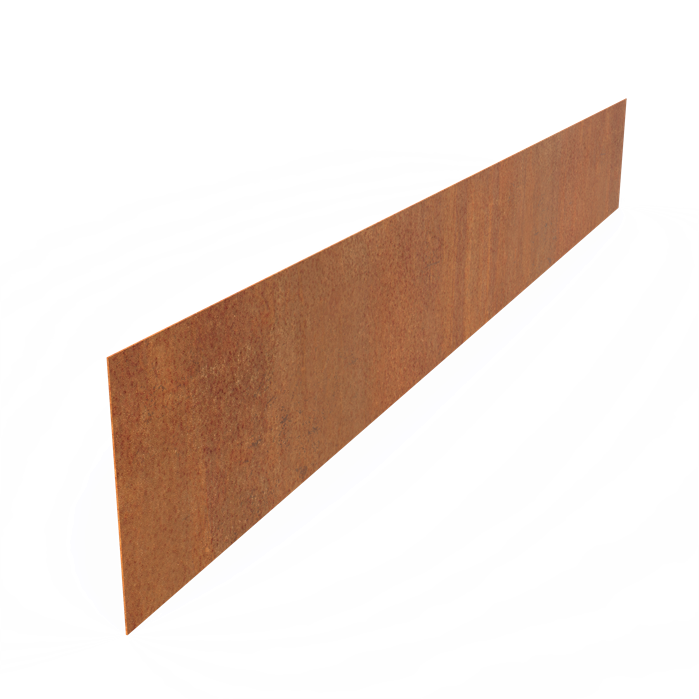 Corten Steel Straight Top Edge (2300 x 2 x 290mm)