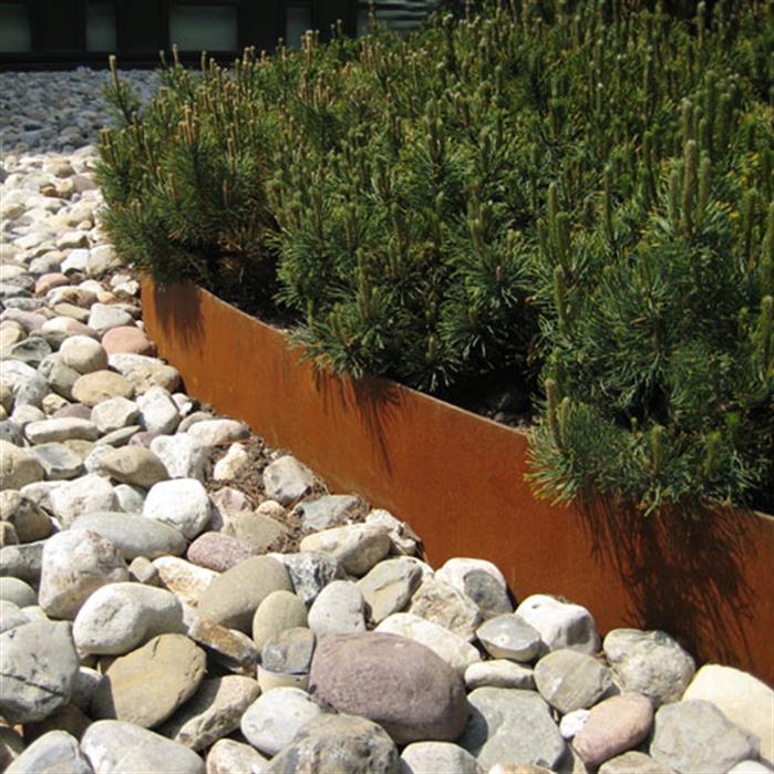 Corten Steel Straight Top Edge (2300 x 3 x 390mm) - Image 4