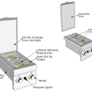 Sunstone Double Side Burner - Image 4