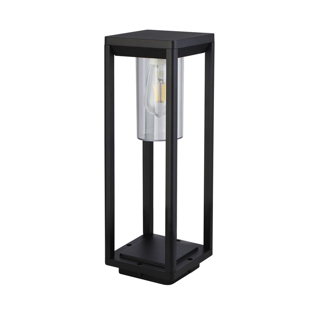 Atlantic Outdoor Post Black Metal & Clear Diffuser 450mm - Image 2