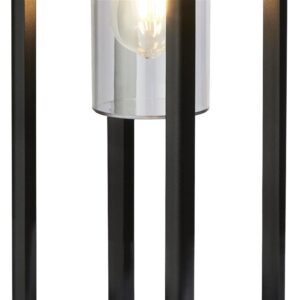Atlantic Outdoor Post Black Metal & Clear Diffuser 900mm - Image 2