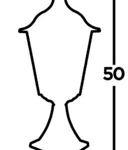 Victorian 55cm Outdoor Post Silk Black Metal & Glass IP44 - Image 3