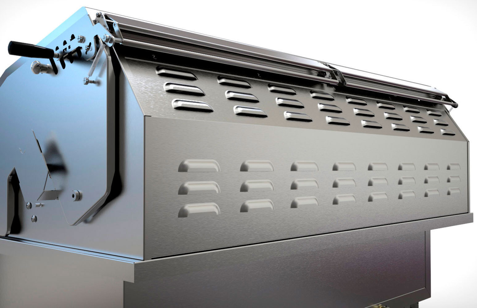 Sunstone 42″ Charcoal & Wood Hybrid Dual Zone Grill - Image 9