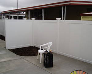 White Privacy Fence (Tongue and Grove) - Image 2