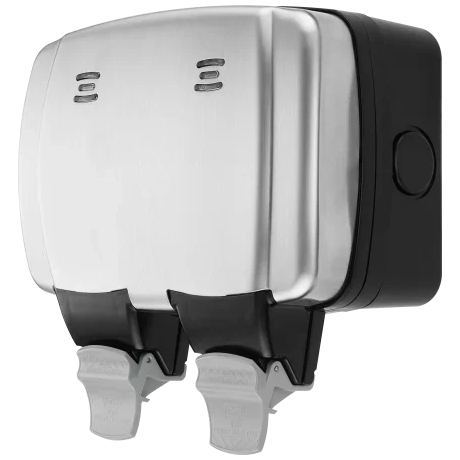 BG Decorative IP66 2 Gang 13A 2 Pole Switched Socket - Image 4