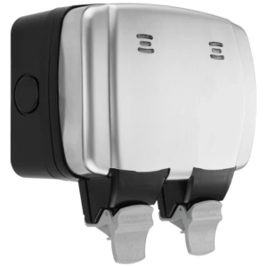 BG Decorative IP66 2 Gang 13A 2 Pole Switched Socket - Image 2