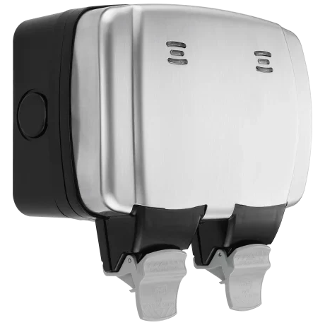 BG Decorative IP66 2 Gang 13A 2 Pole Switched Socket - Image 2