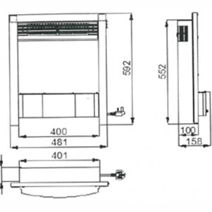 3D Ecoflame™ Electric Fire - Image 8