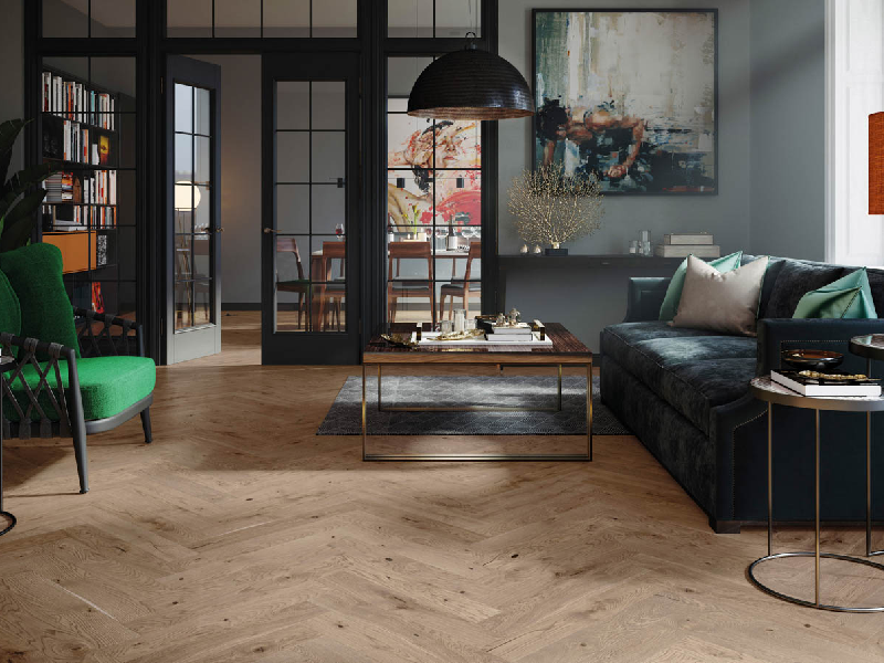 BARISTA OAK FRAPPE BRUSHED MATT LACQURED ENGINEERED FLOORING