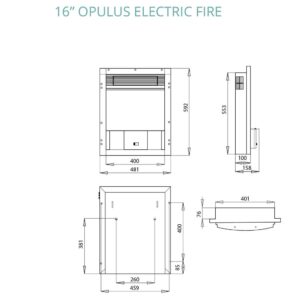 Opulus Electric Fire - Image 5