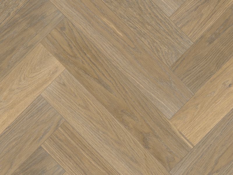 Renaissance Herringbone Oak Angelico White UV Oil/Wax Engineered Flooring