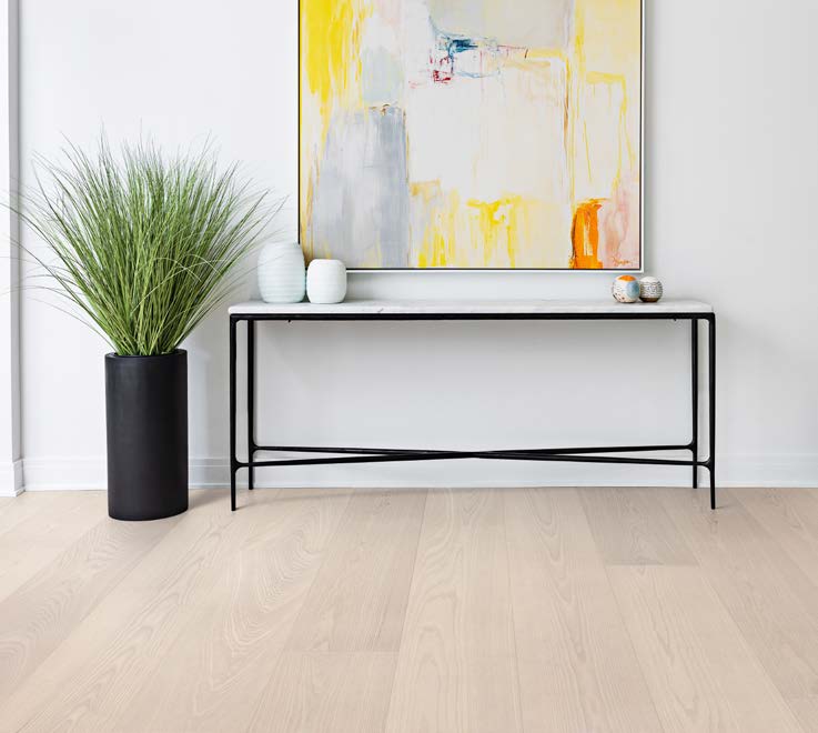 WOODURA HARDENED WOOD FLOORING XXL ASH POWDER WHITE - Image 2