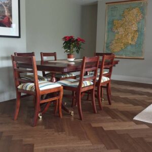 Renaissance Herringbone Oak Brandani Black UV Oil/Wax Engineered Flooring - Image 2